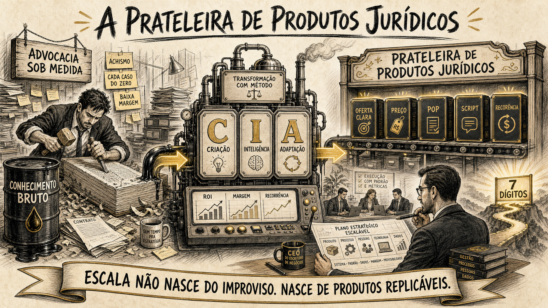 A Prateleira de Produtos Jurídicos: A Ciência por Trás da Escala nos 7 Dígitos