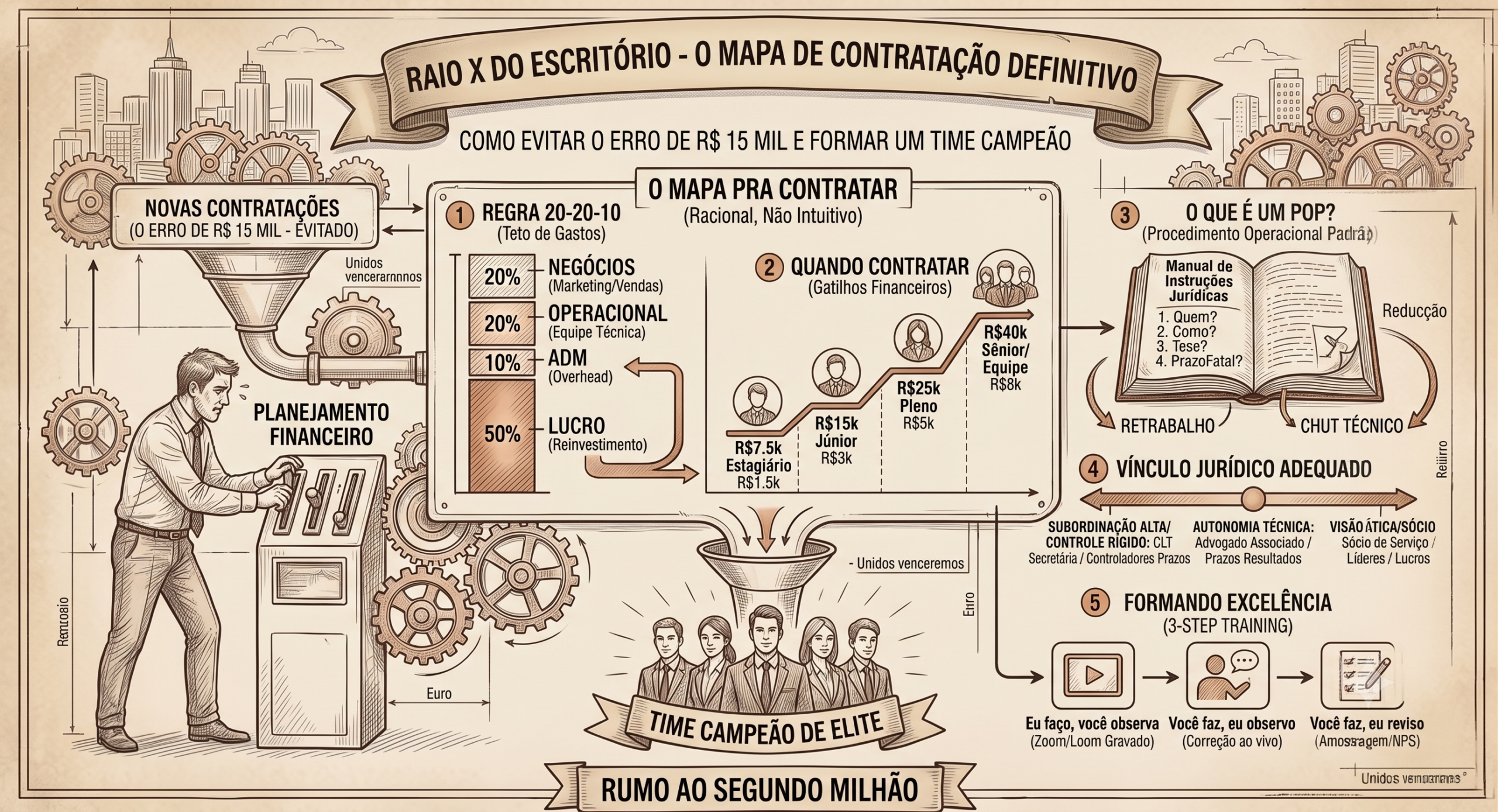 O erro de R$ 15 mil ao contratar (e o mapa definitivo para formar um time campeão)