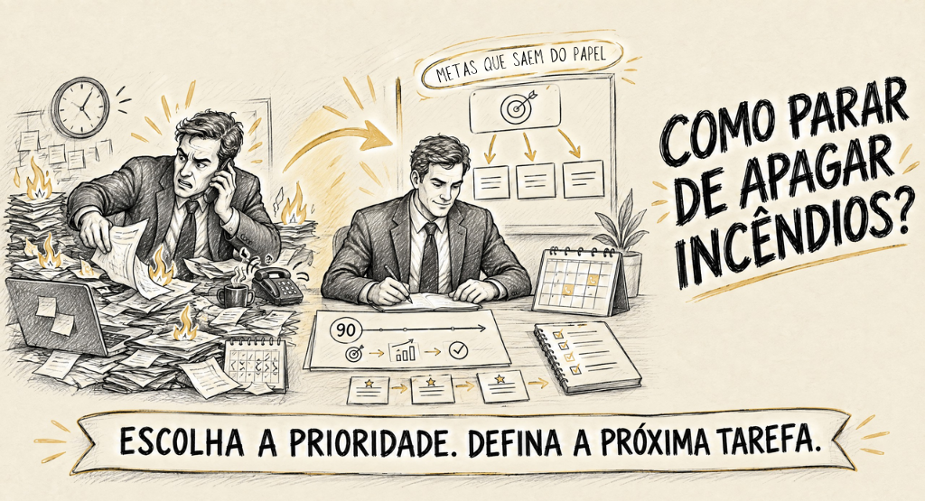 Como parar de apagar incêndios?